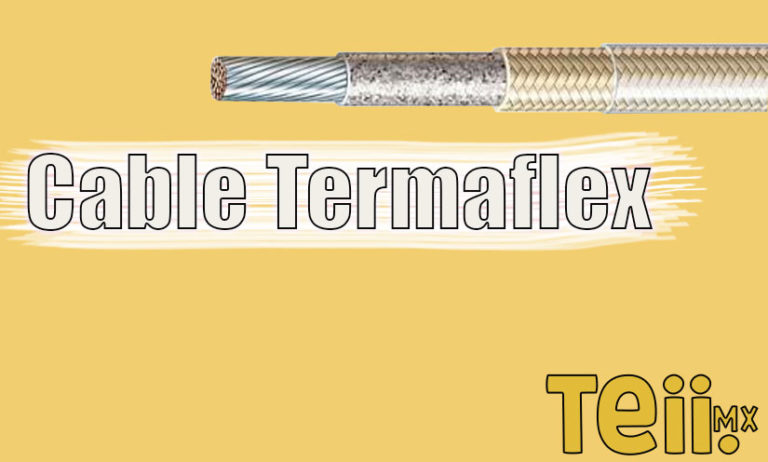 Cable Termaflex Alta Temperatura Siliconado Con Fibra De Vidrio Teii