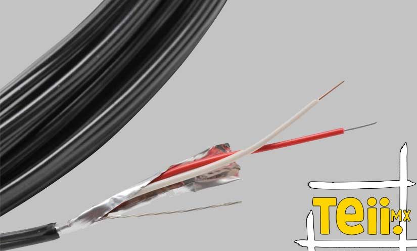 Cable de extensión para termopar tipo j