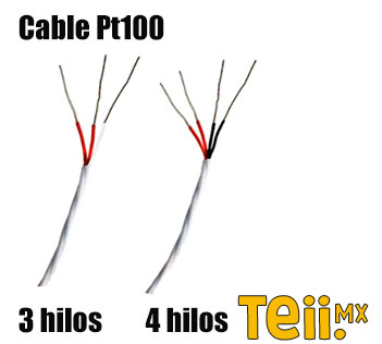 Cable pt100 3 hilos