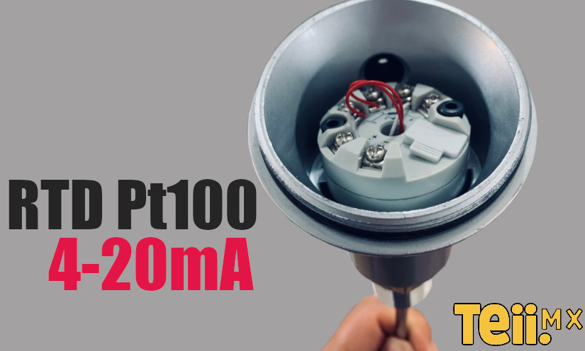 Sensor de Temperatura RTD PT100 (2 hilos)
